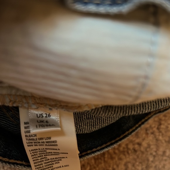 Free People Jean Shorts Size 26 - Picture 3 of 3